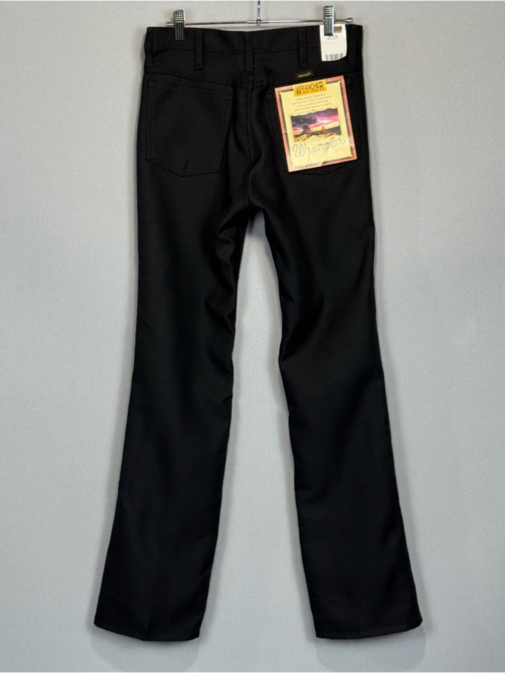 Wrangler Wrancher Boot Jeans Mens 30x32 Black Regular Fit Stretch Pants 82BK NWT